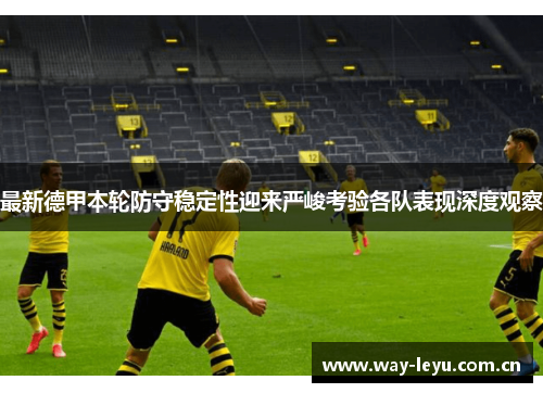 最新德甲本轮防守稳定性迎来严峻考验各队表现深度观察
